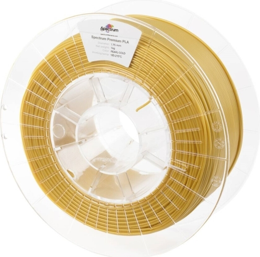 80044 Pla Premium Filament Pla-Plast 1.75 Mm 1000 G Pearl Gold, Guld 1 Stk