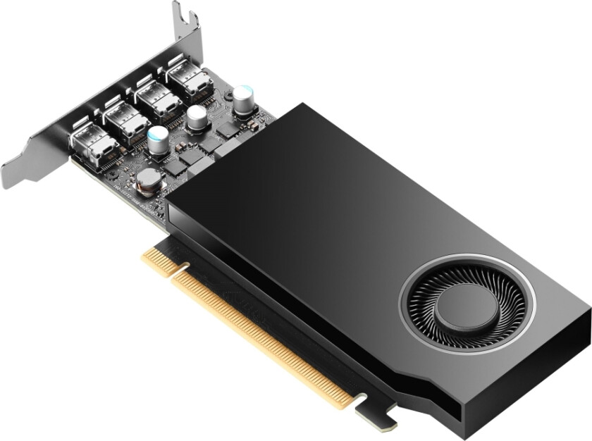 Nvidia Rtx A400 - Grafikkort - Rtx A400 - 4 Gb - 4 X Mini Displayport