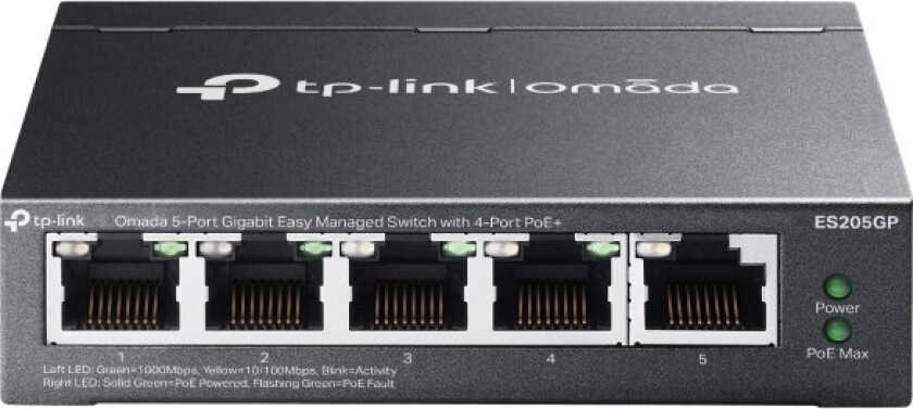 5-Port 1G Easy Managed Switch/5X 1G Rj45 Ports For Omada Sdn