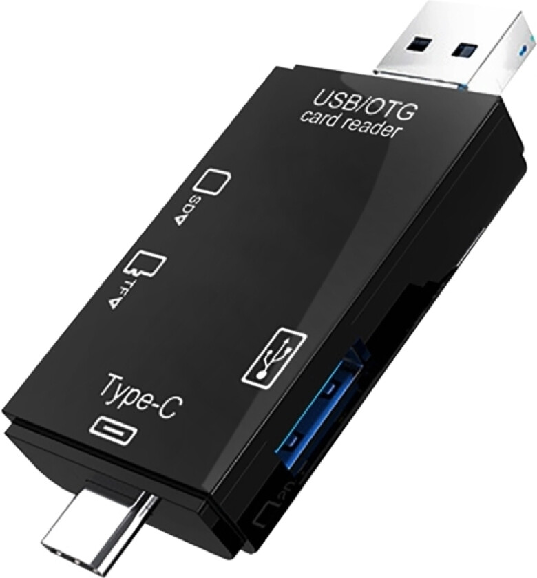 Leser Kortleser 6In1 Usb A/Micro Usb/Usb C/Sd/Micro Sd/Usb Tc-R425x