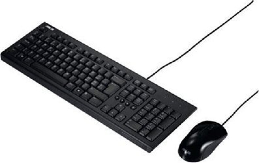Asus U2000 | Tastatur Og Mus | Med Kabel | Usa | Svart