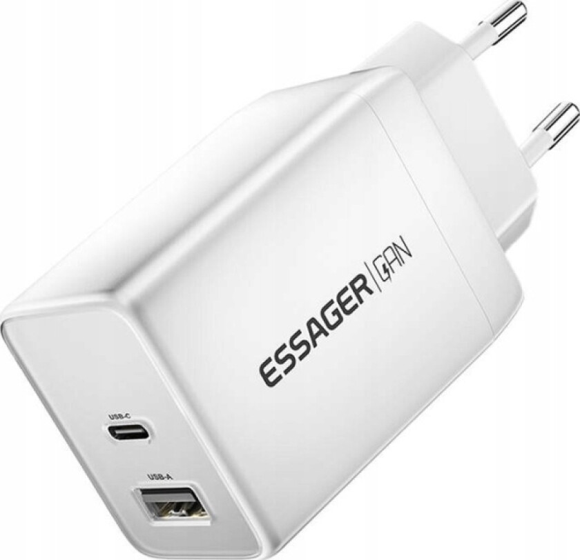 Essager Ect45w-Ljb02-Z Gan 45W C+A-Ladere (Hvit)