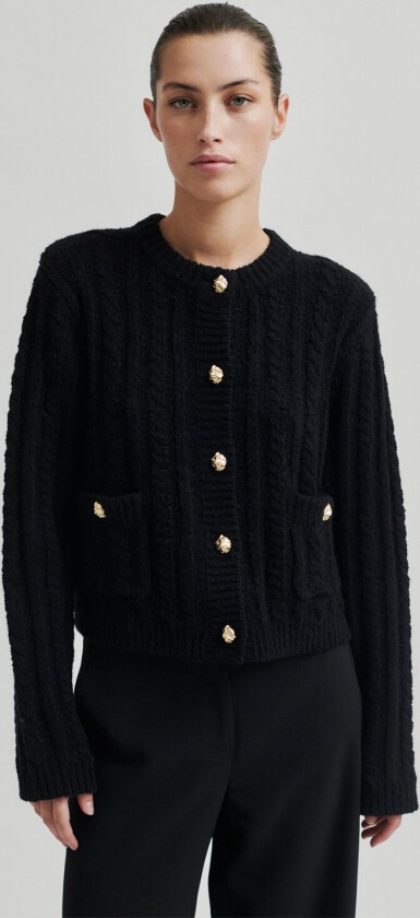 Karolina Knit Cardigan Str S - Gensere