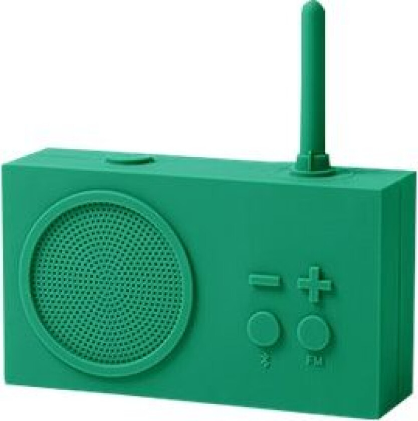 Tykho 3 - Dusjradio - 3 Watt - Smaragdgrønn