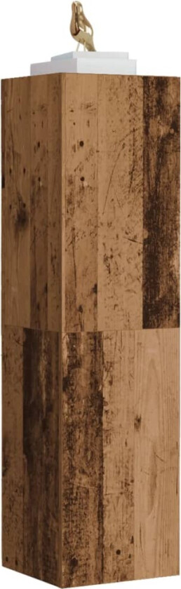 TV-benk gammelt tre 30,5x30x110 cm konstruert tre