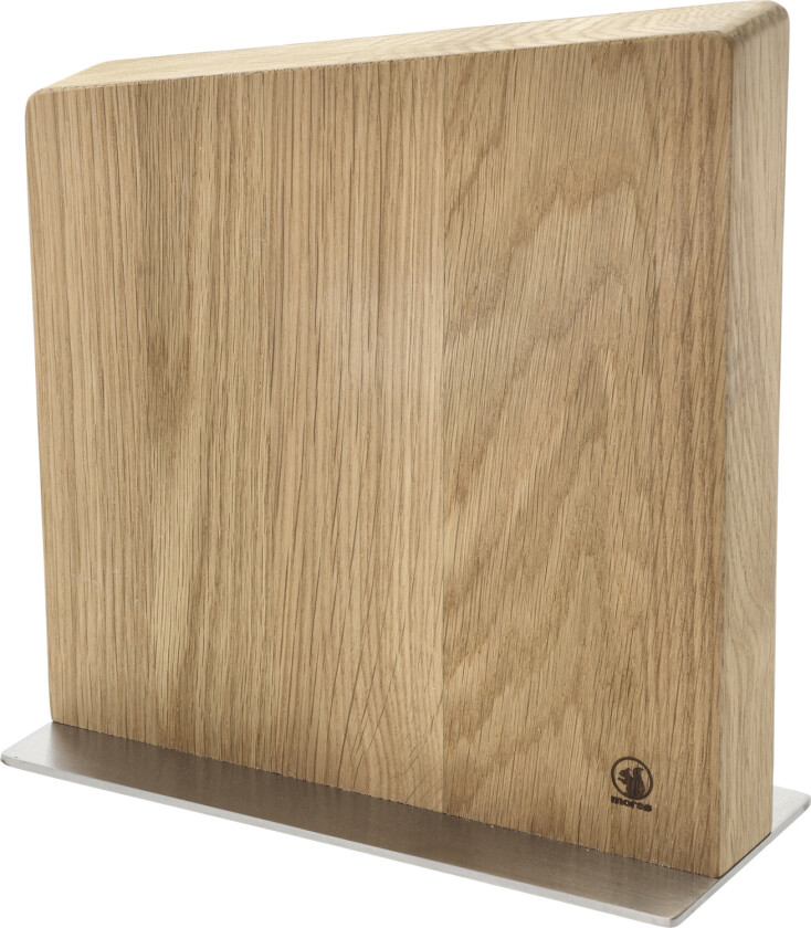 Bilde av Knivblokk Foresta Eik/rustfritt Stål Str L:24.18cm B:9cm H:22cm - Knivblokker Stål