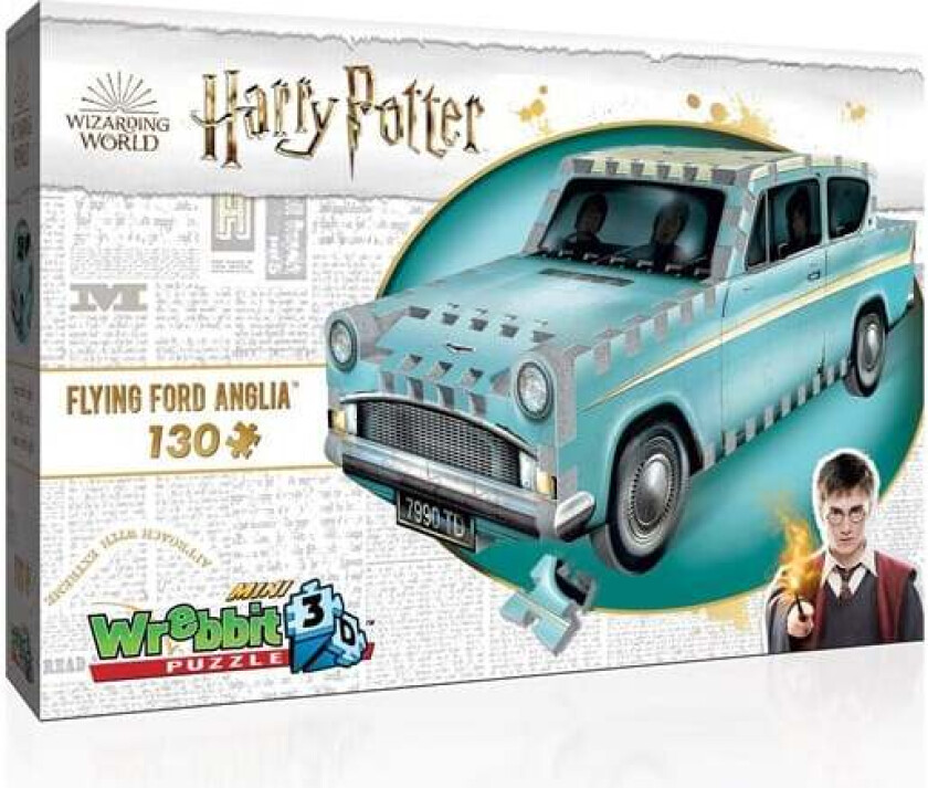 Harry Potter: Flying Ford Anglia - Mini (130) 3D Puslespill