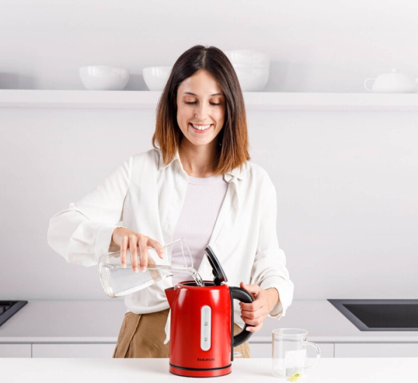 Taurus Vannkoker Kettle 2200W Vintage Rød 1L