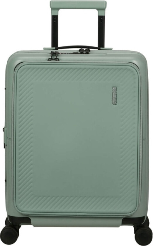 Koffert DashPop Spinner 55/23 Front Pocket Laptop Iceberg Green