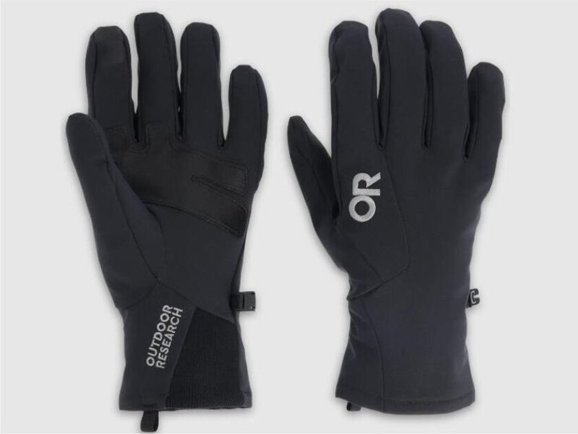 Men'S Sureshot Softshell Gloves Black L
