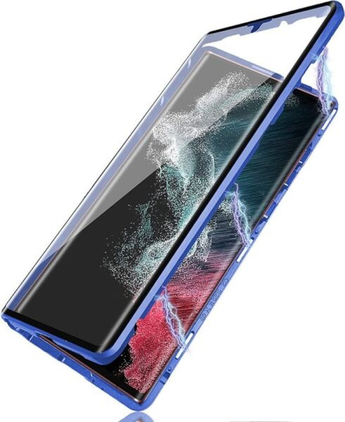 Samsung Galaxy S24 - Elegant beskyttende deksel med herdet glass Lila