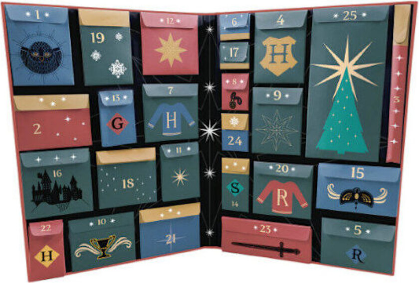 Harry Potter Julekalender Hogwarts Sesongmessig Overraskelsesgavebok