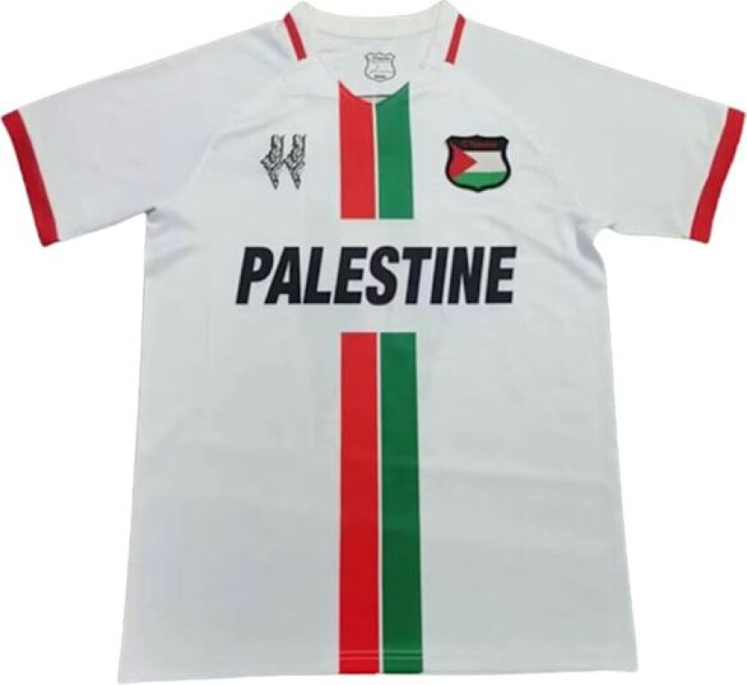 Palestina fotballdrakt 2023/24 hjemmedrakt bortedrakt hvit Hvit-A Hvit-A 2XL White-A 2XL