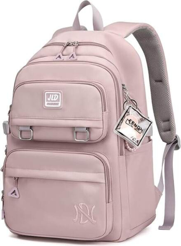 Ryggsekk for kvinner og menn, vanntett, skoleveske, barneskole, ungdomsskole, universitet, casual daypack, ryggsekk, stor, med flere lommer, 30L