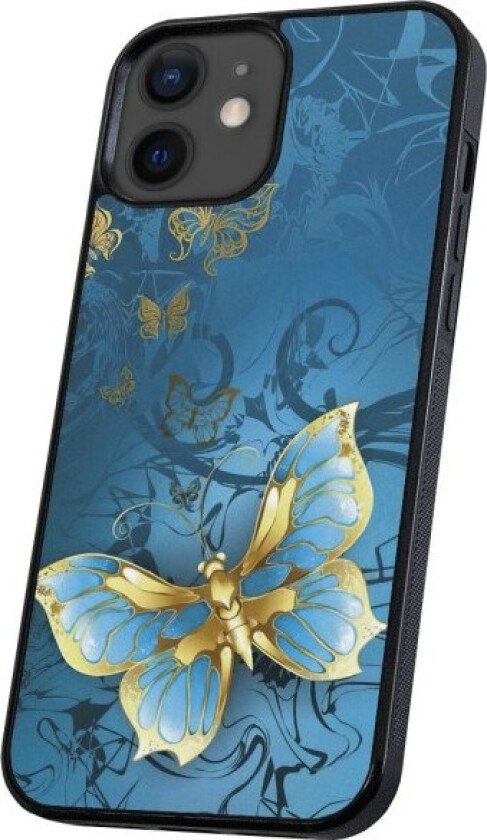 iPhone 12/12 Pro - Deksel/Mobildeksel Sommerfugler