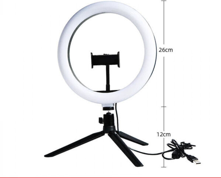 10 Tommers Fylllys Ringlys Supplerende Lys Led Fylllys (FMY)