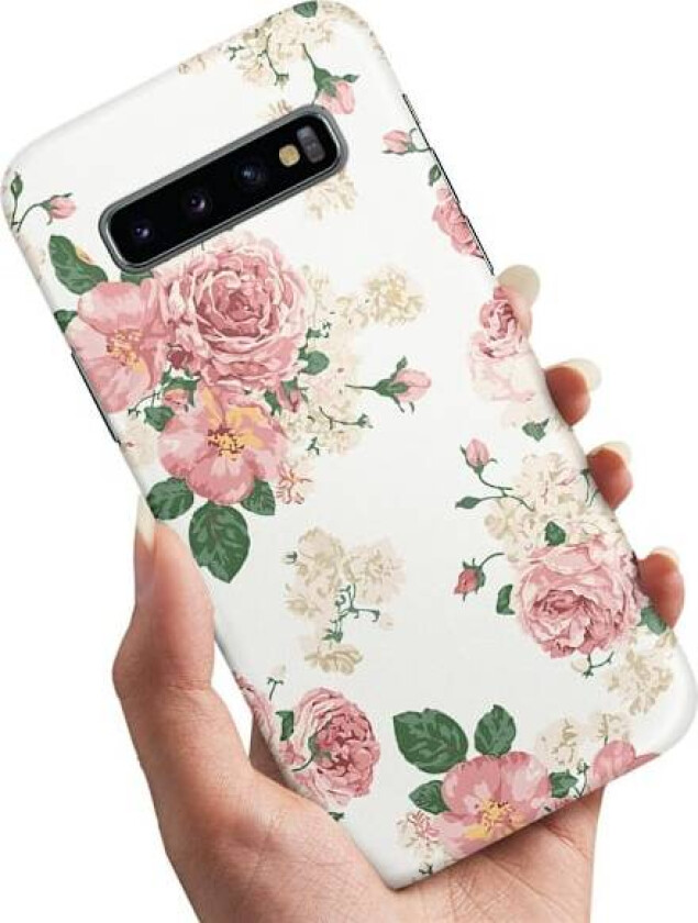 Samsung Galaxy S10e - Deksel/Mobildeksel Retro Blomster
