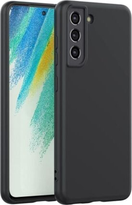 Deksel i gummi, Samsung S21 FE - Matt overflate Black