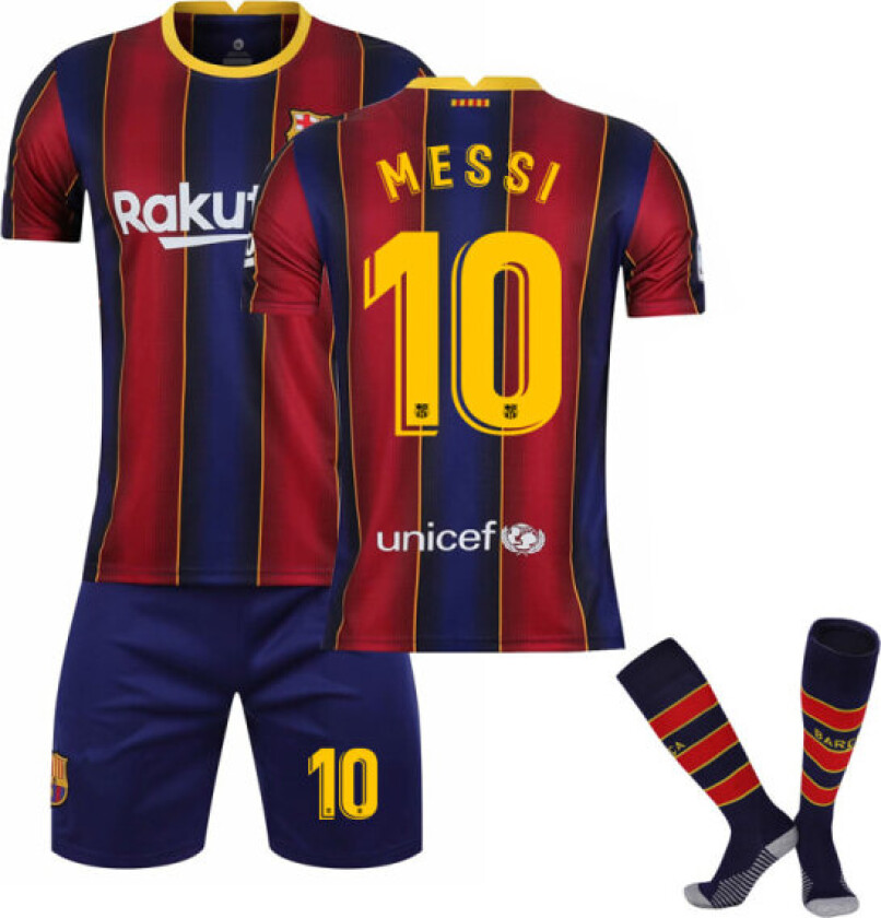 Fotballdrakt Fotballdrakt Treningssett 21/22 essi Barcelona No.10 yz M