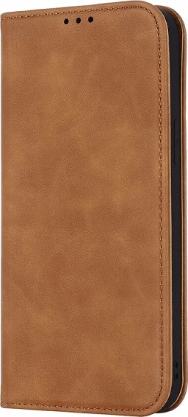 Lommebokdeksel - iPhone 12 Ljusbrun