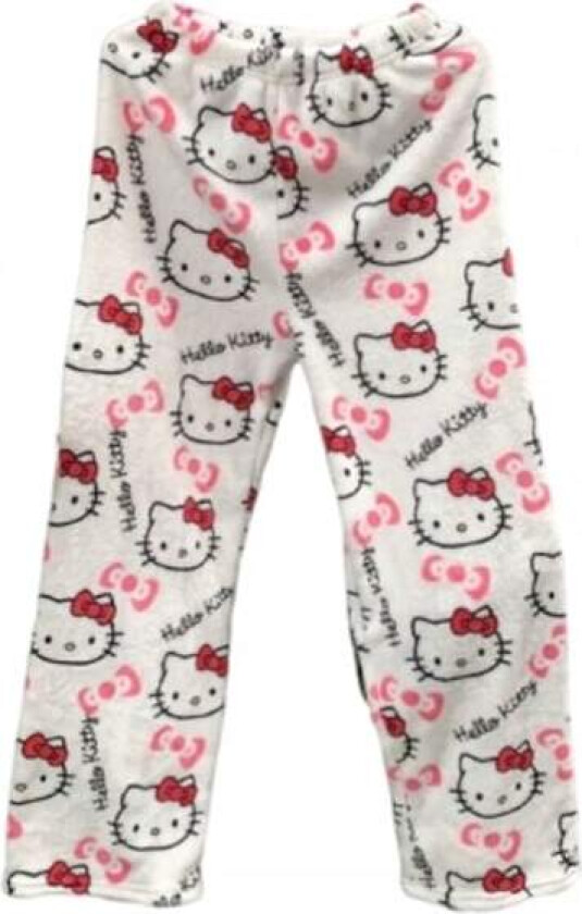 Bilde av Tegneserie HelloKitty Flanell Pyjamas Plysj og Tykk Isolasjon Pyjamas for Kvinner - White M