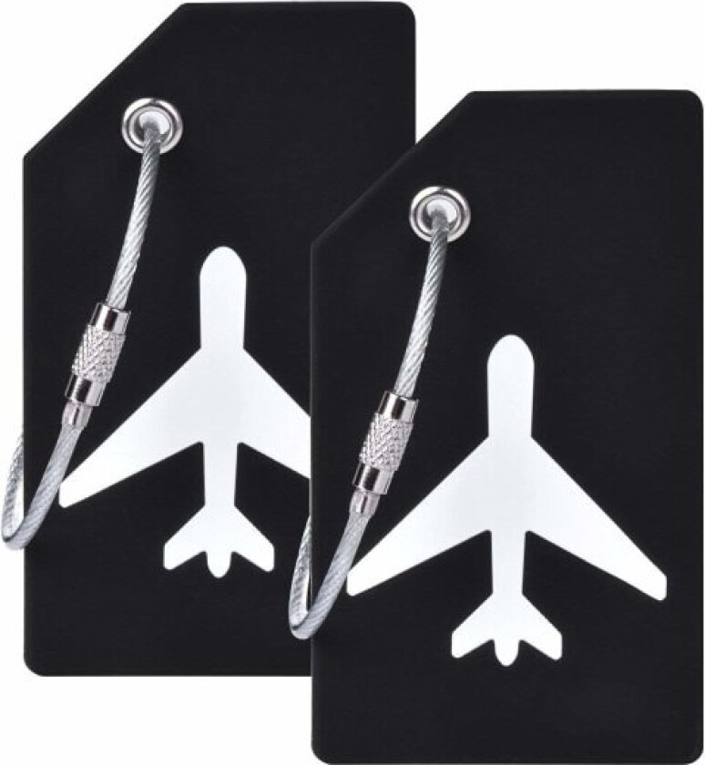 Silikon bagasjelapp med navnekort - Perfekt for raskt å finne bagasjen