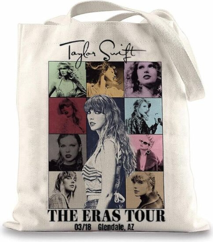 Bilde av Taylor Swift Album-inspirerte Tote-vesker for kvinner, bærbare reiseoppbevaringsvesker, musikkelsker Merch-fans Swiftie-gave DB