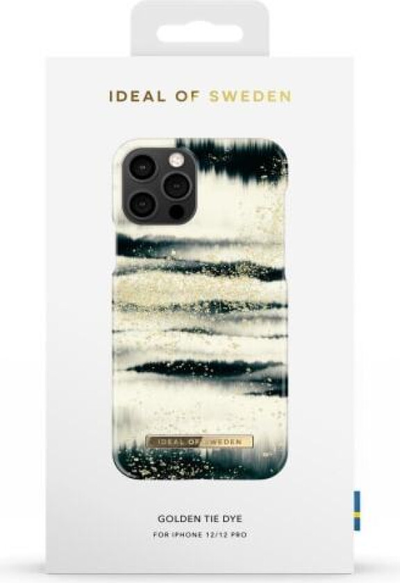 Printed Case iPhone 12/12P Golden Tie Dye