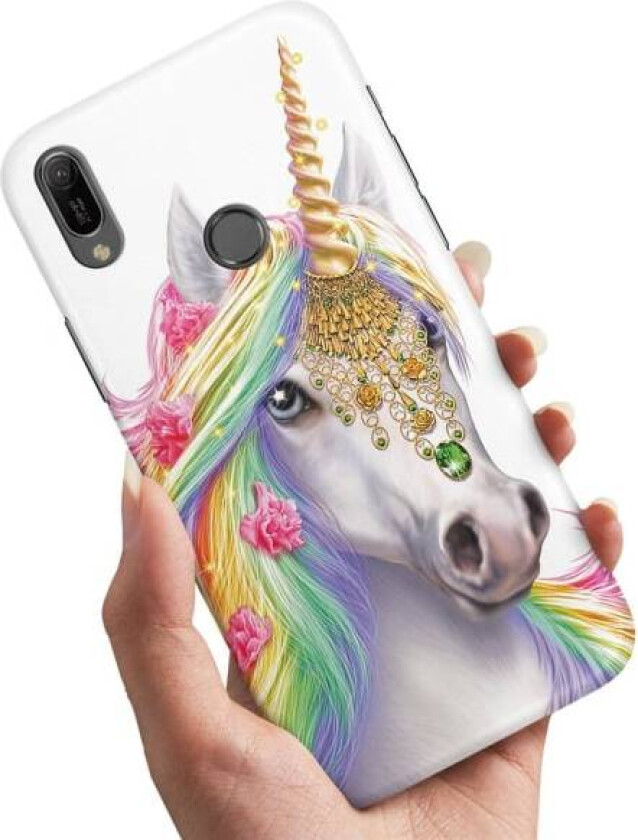 Xiaomi Redmi Note 7 - Deksel/Mobildeksel Unicorn/Enhjørning