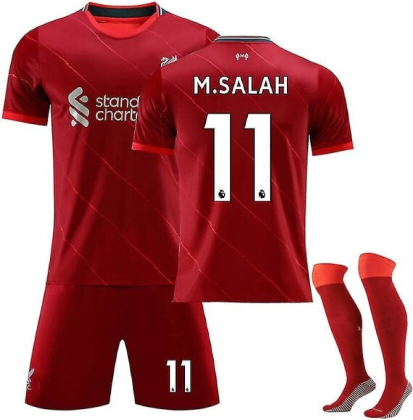 21/22 Liverpool Hjem alah Fotballdrakt treningsdrakter yz M.SALAH NO.11 S