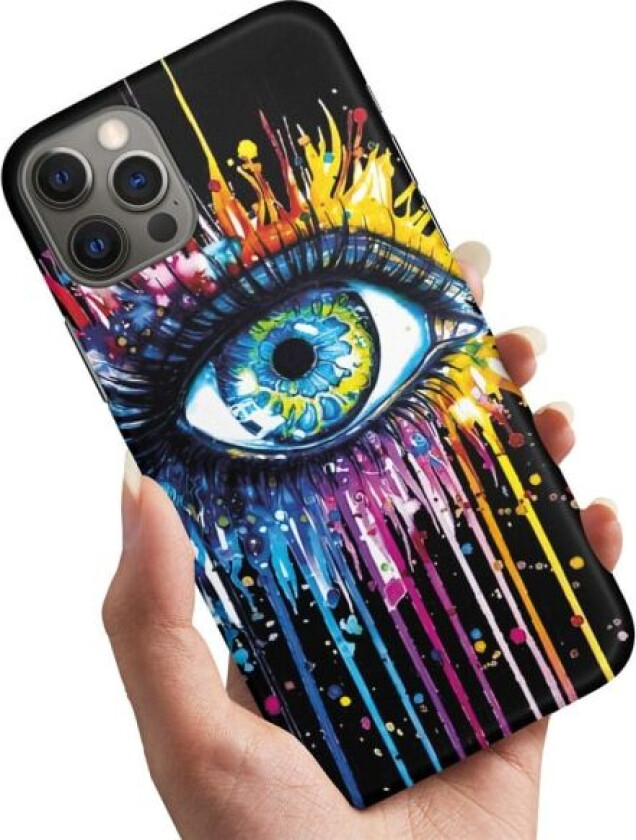 iPhone 12/12 Pro - Deksel/Mobildeksel Rennende Øye