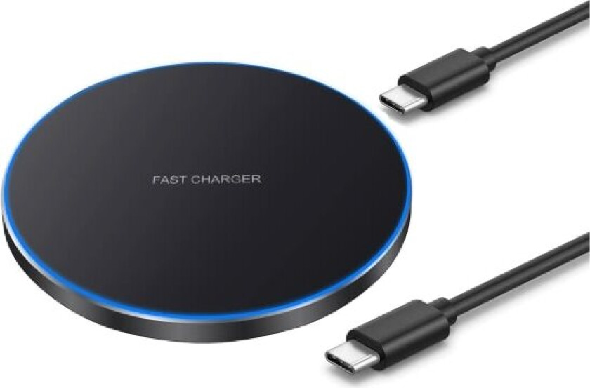 Trådløs lader 20W tynn kompatibel med iPhone 14 12 13(Pro,Promax,mini)/11/SE/XS/XR,Samsung Galaxy S22/S21/S20/S10/Note 20, Air Pods Pro