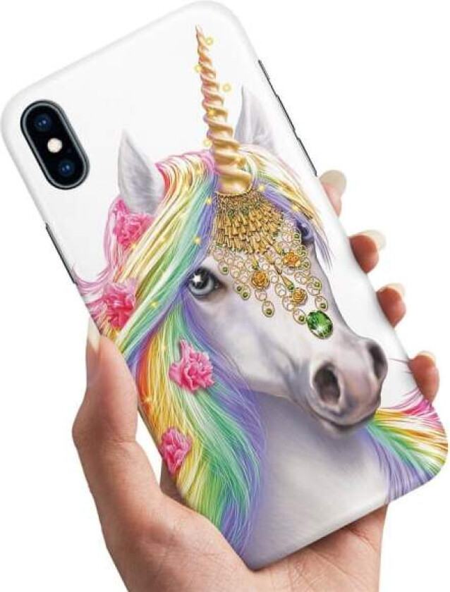 iPhone XR - Deksel/Mobildeksel Unicorn/Enhjørning