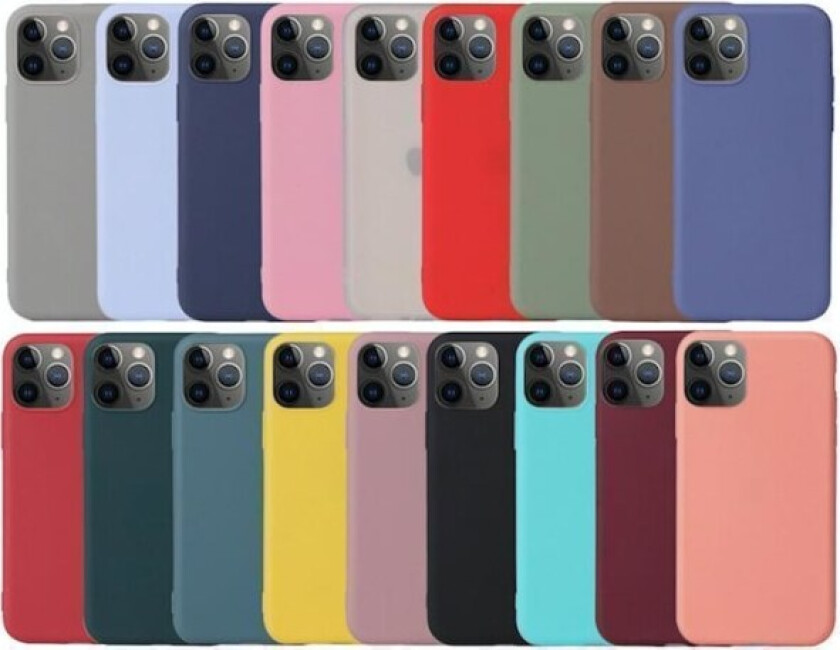 iPhone 13 PRO MAX - Matt TPU-deksel Black