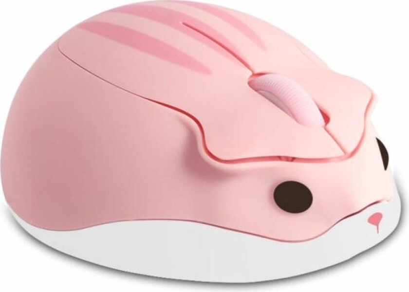 Trådløs mus søt hamsterformet datamus 1200DPI (rosa)