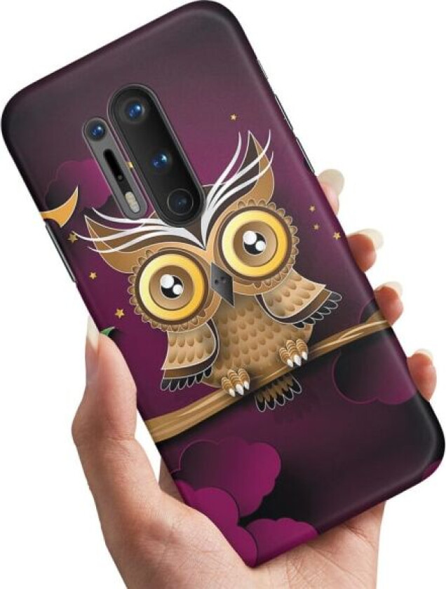 OnePlus 8 Pro - Deksel/Mobildeksel Lysbrun Ugle