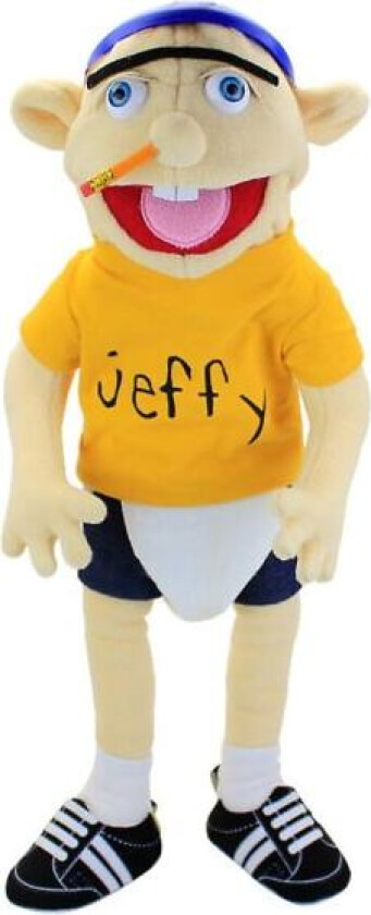 Bilde av 60cm Jeffy Hat Hand Puppet Jeffy Plush Doll Cosplay Toy Game Stuffed Doll Kids Xmas Gifts