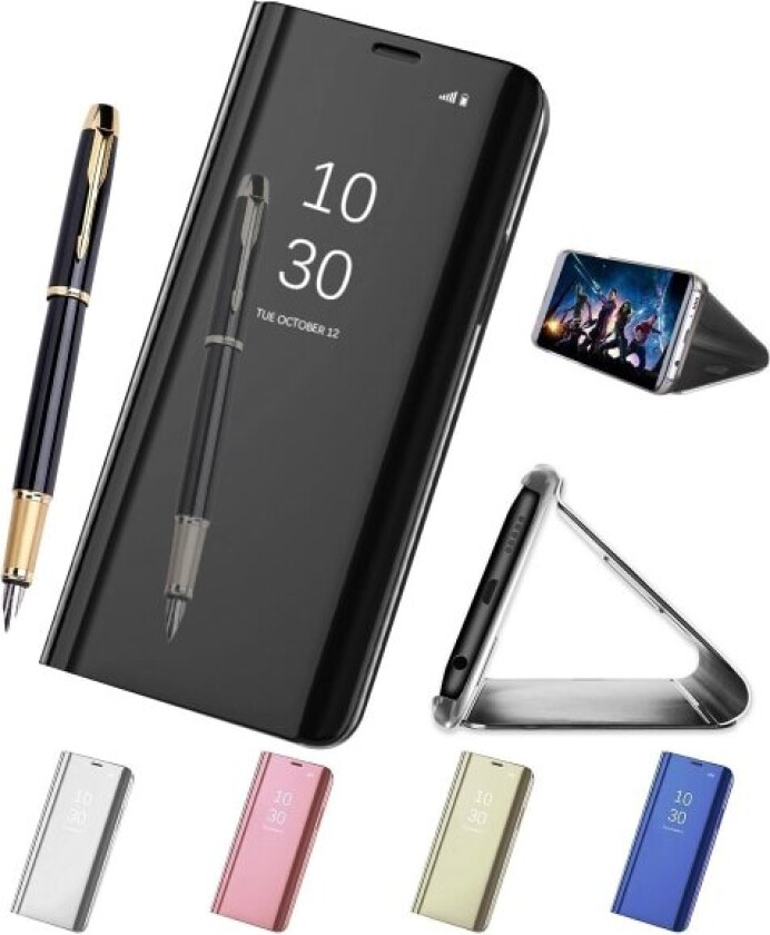 Bilde av Samsung Galaxy S23 Ultra - Mobilveske/deksel - Speil Silver