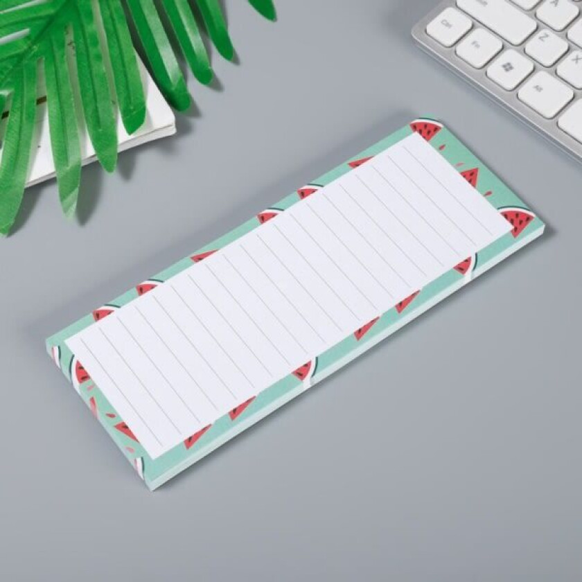 Magnetisk handleliste Pad Magnetisk notatblokk VANNMELON Vannmelon Avocado Watermelon