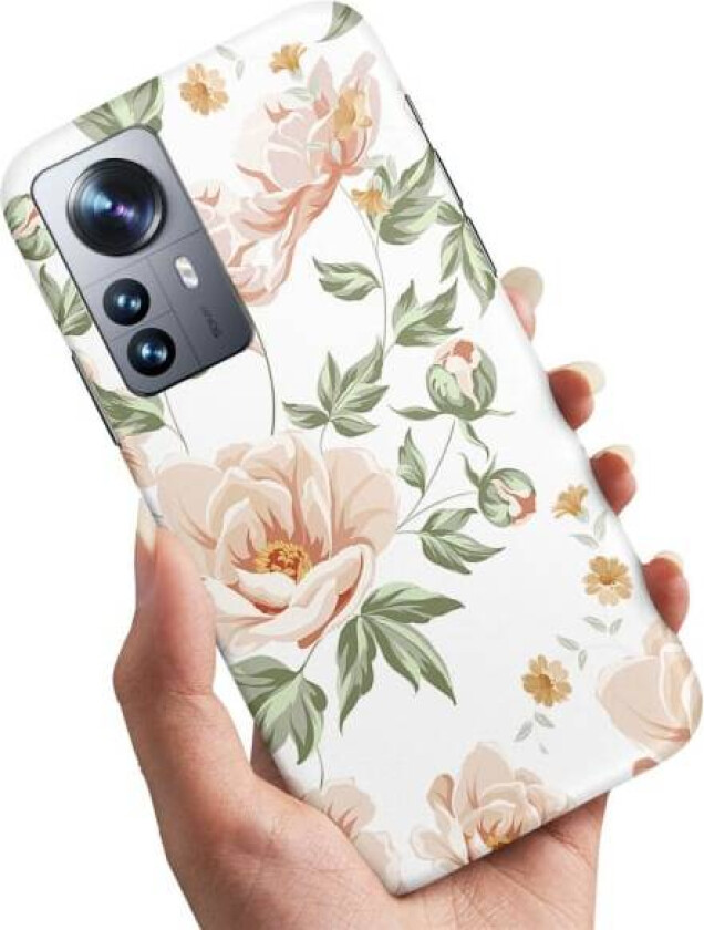 Xiaomi 12 - Deksel/Mobildeksel Blomstermønster Multicolor