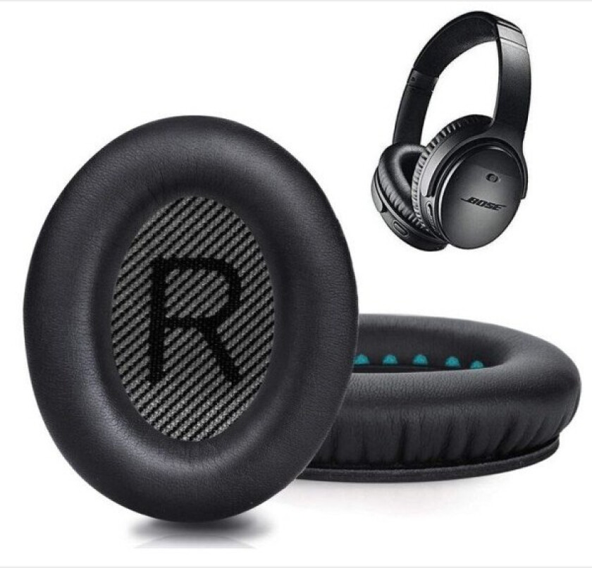 Øreputer til Bose QuietComfort QC 35 - Svart svart