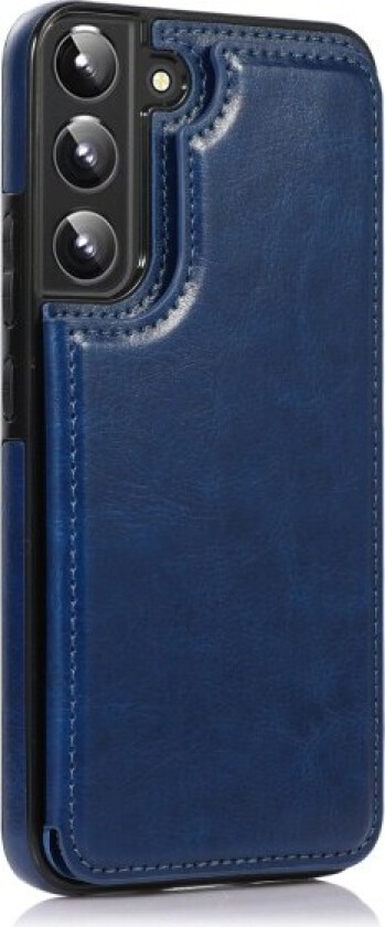 Samsung Galaxy S22 - Stilrent deksel med kortholder Marinblå