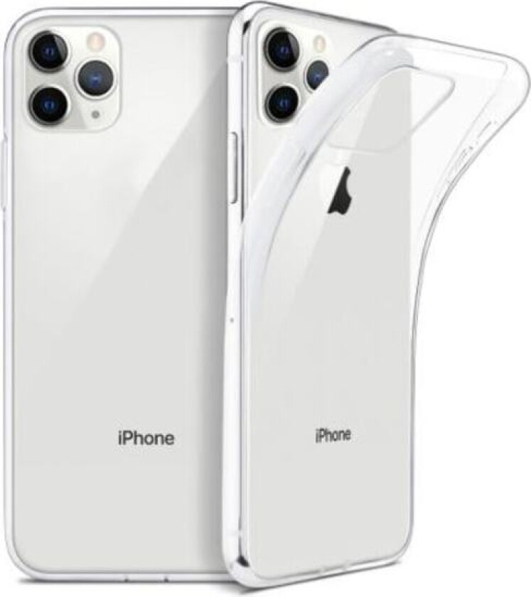 iPhone 11 PRO silikondeksel - Gjennomsiktig Transparent