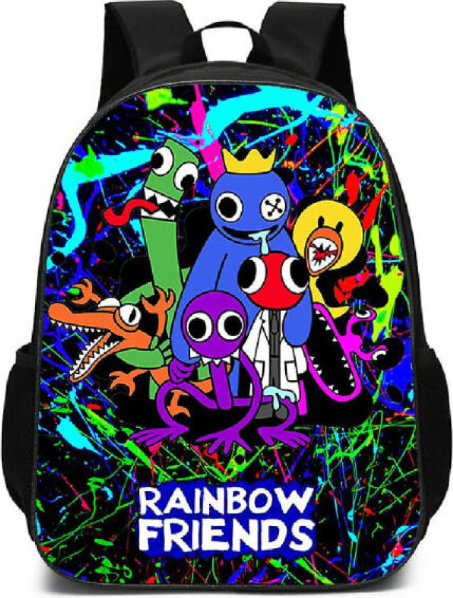 Rainbow Friends Ryggsekk Barn Skolevesker Ryggsekker For Gutter Jenter (FMY) A