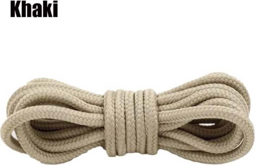 1-Par Stilfulle Slitestærke Polyester Skolisser (0.7M/0.9M/1.2M/1. Khaki 1.5M
