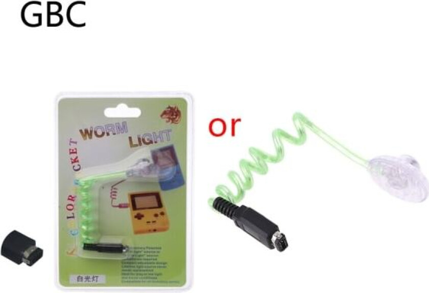 Kompatibel med Gameboy Color GBC GBP-konsoll, Orme-skjermlys LED-belysning nattlampe for Gameboy Advance for GBA GBC