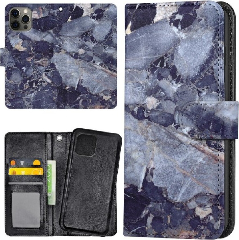 iPhone 13 Pro - Lommebok Deksel Marmor Multicolor