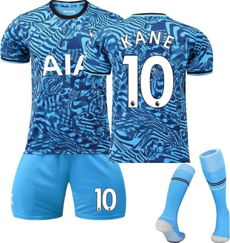 22-23 Ny Tottenham bortedrakt Fotballdrakt KANE 10 Kids 28(150-160CM)