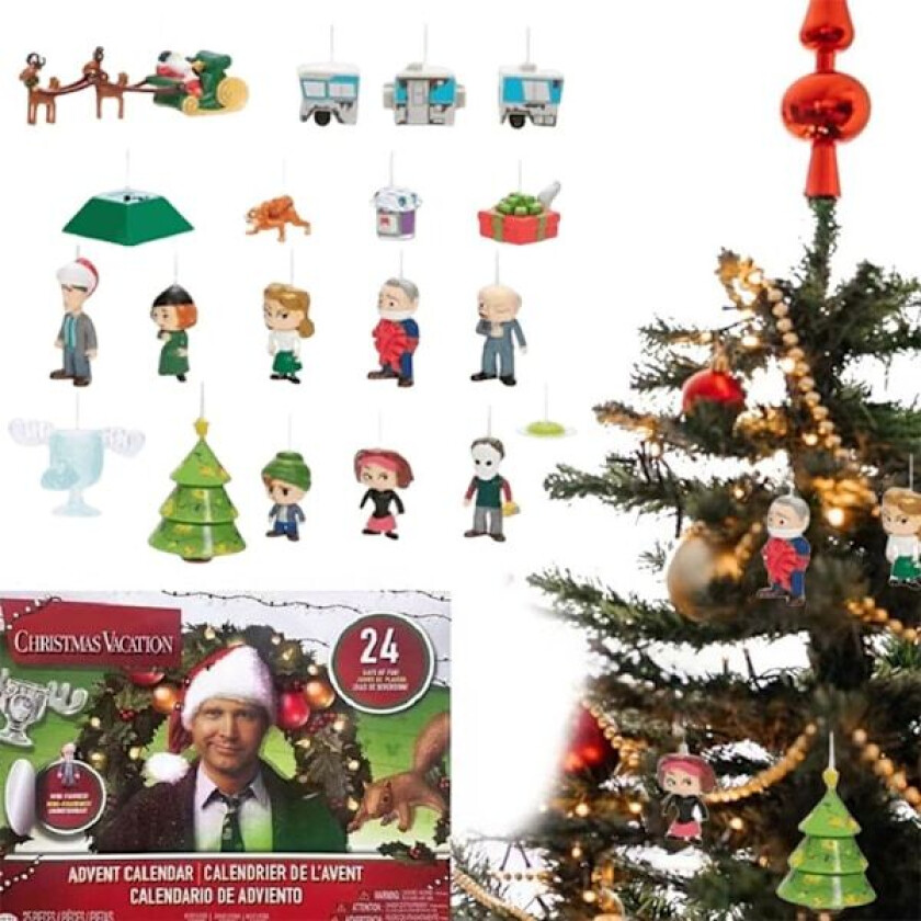 Julekalender 2024, National Lampoons Julerferie, 24-dagers juletell ned dekorasjoner Christmas