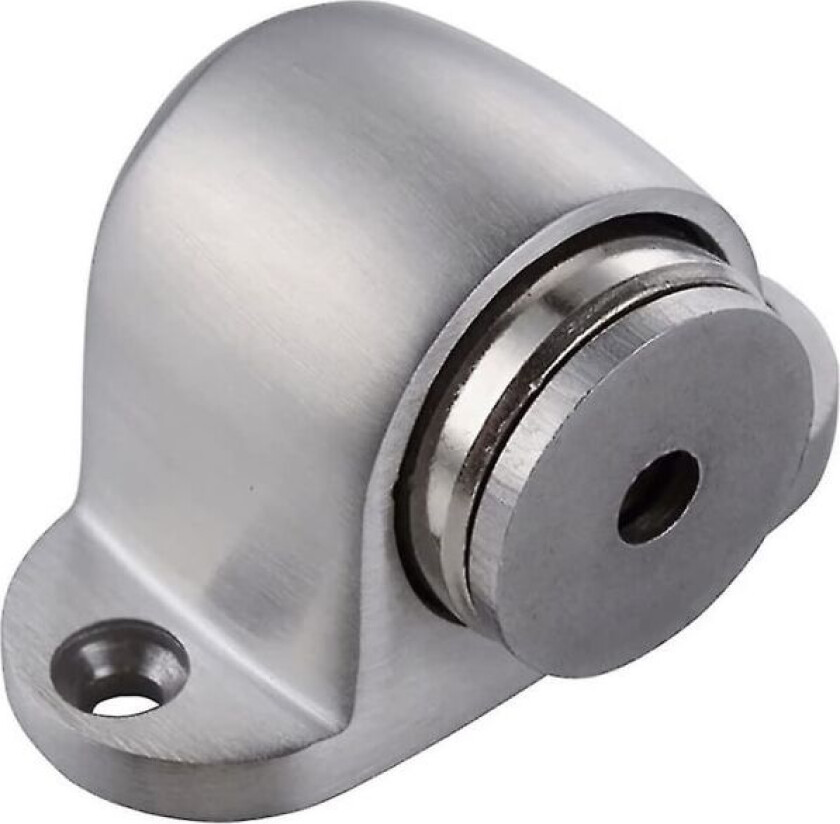Dørstopper, Sterk Magnet, Magnetisk Dørstopper, Dørmagneter, Børstet Metall Gulvmontert Magnetisk